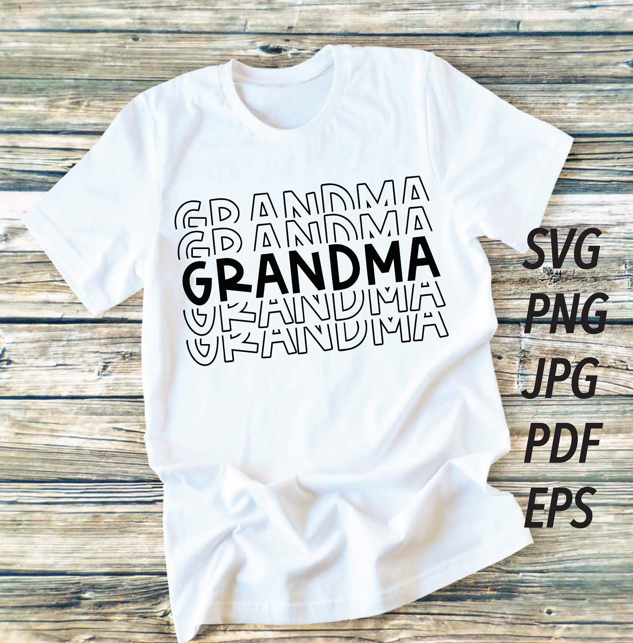 Download Svg Grandma Png Cut File For Cricut Silhouette Promoted To Etsy