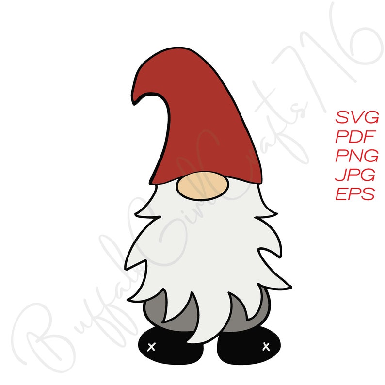 Download Gnome SVG PNG Cut File Cricut Silhouette Christmas Gnome ...