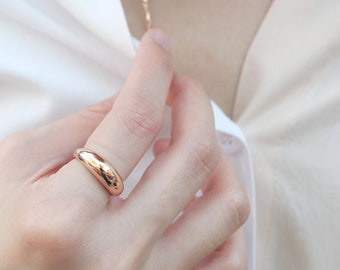 Dome Ring, Dome Ring Gold, Dome Rings For Women, Dome Ring 14K, Statement Ring, Chunky Rings, Minimalist Ring, Gold Dome Ring, Gold Ring