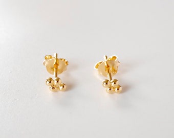 Gold Tiny Earrings, Ball Earrings, Stud Earrings, Dot Earrings, Gold Earrings, Tiny Studs, Gold Studs, Gold Earrings Set, Gold Earrings Stud