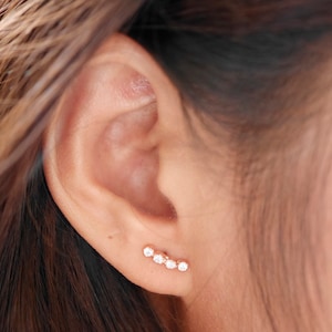 CZ Bar Earrings, Minimalist Bar Earrings, Tiny Bar Earrings, Cubic Zirconia Stud Earrings, Line Earrings, Gold Bar Stud Earrings, Diamond