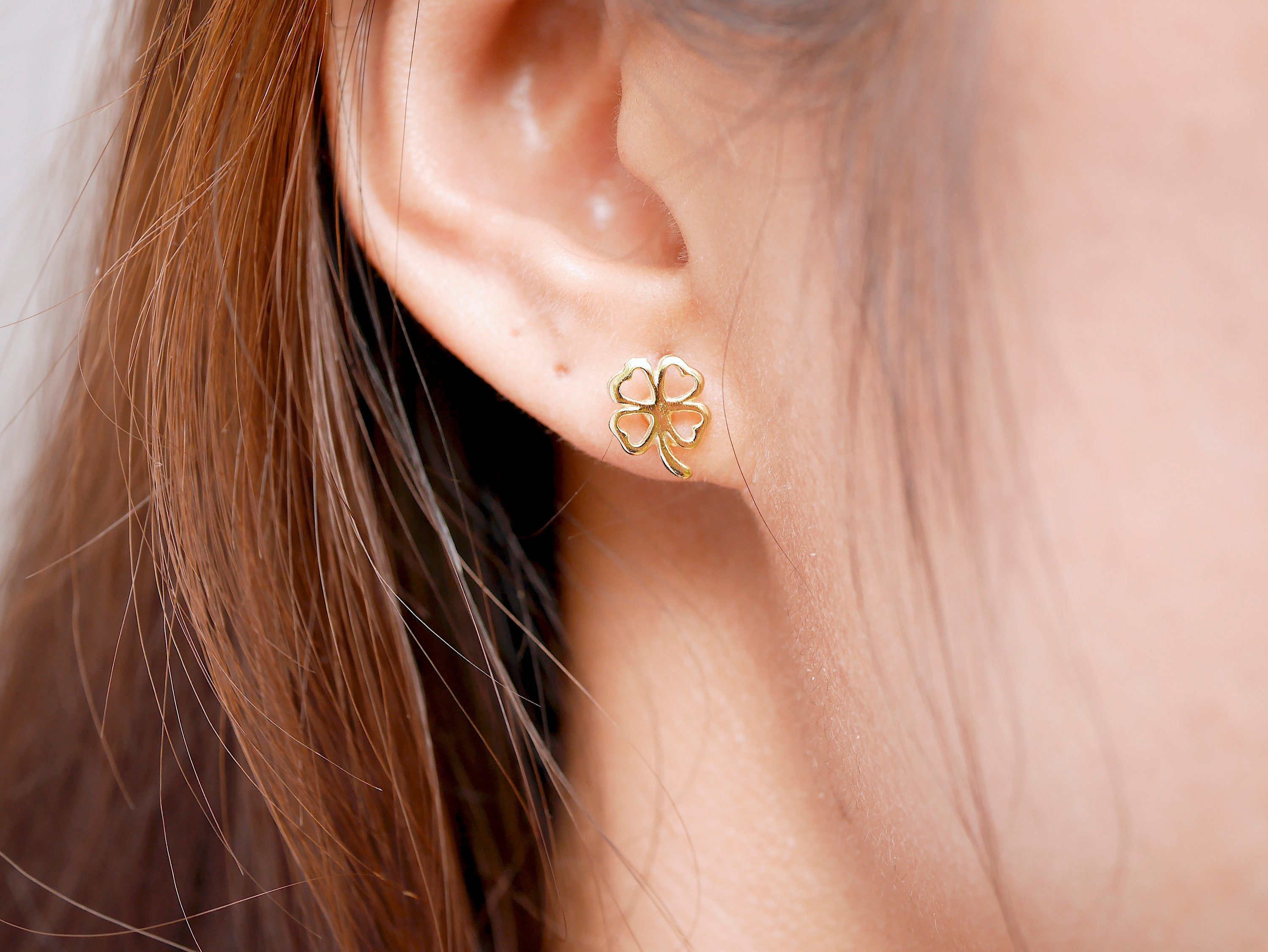 Four Leaf Clover Silicone Earring Back