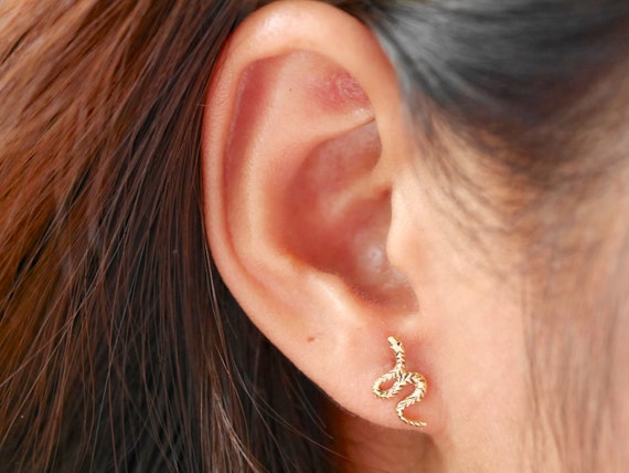 Long Snake Stud Earrings Long Snake Stud Earrings