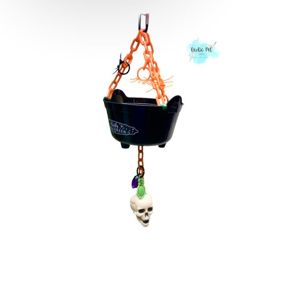 Halloween Hanging Toy Bucket Toy Sugar Glider Marmoset Toy Small Pet Toy Exotic Pet Toy Primate Toy Bird Toy Guinea Pig Toy Rat Toy Ferret