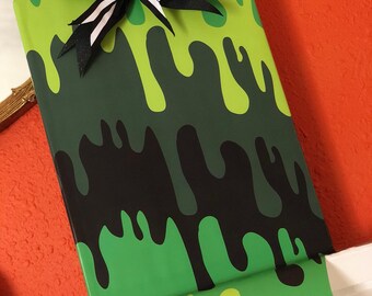 Green Goo Slime Wrapping Paper
