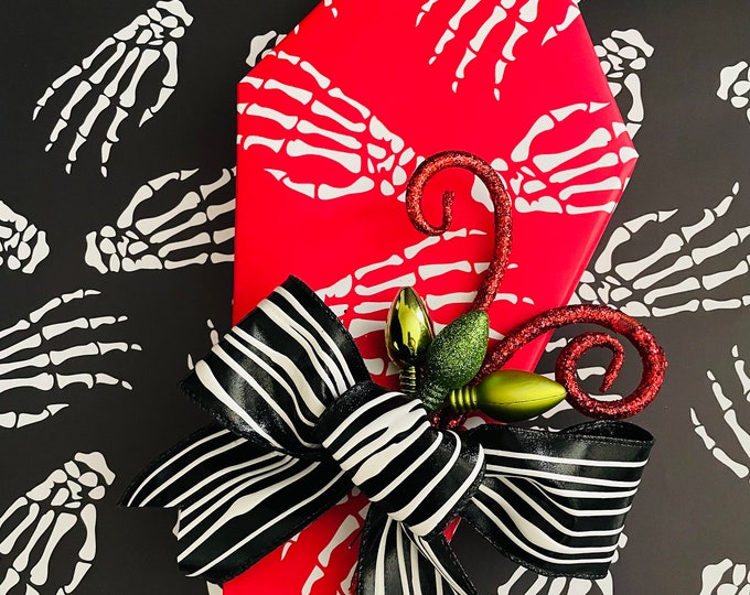 Featured listing image: Idle Hands Skeleton Wrapping Paper