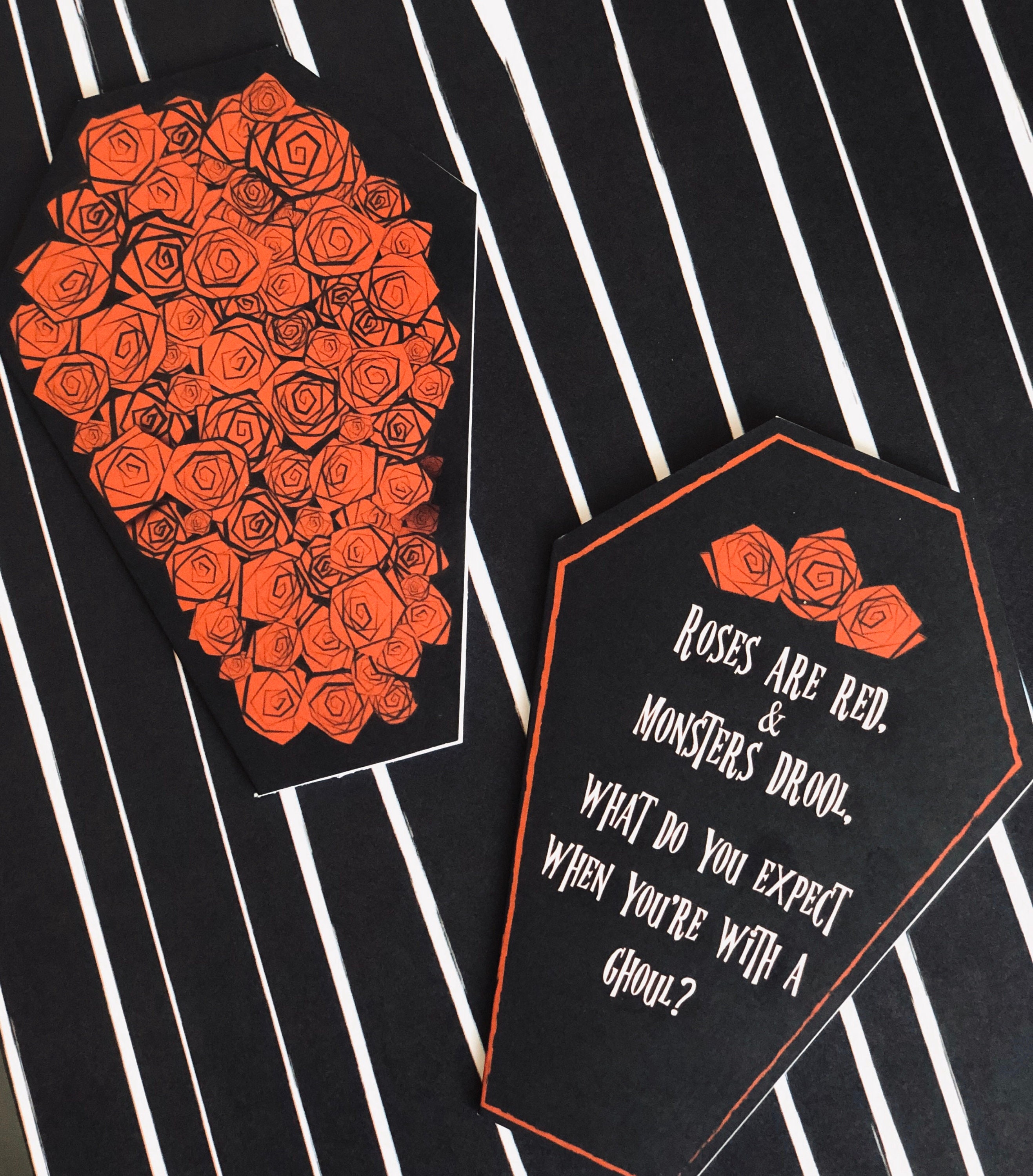 Creepy Coffin Valentine Card - Etsy