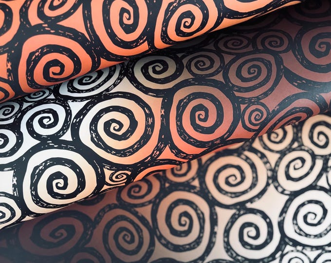 Halloween Tie Dye Nightmare Swirl Wrapping Paper