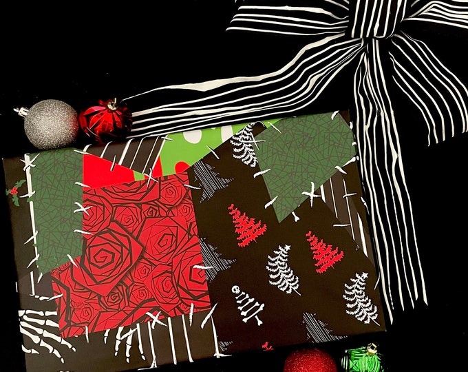 SALE Sally’s Christmas Dress Wrapping Paper