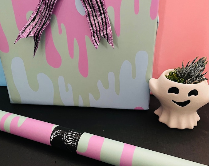 Springtime Slime Wrapping Paper