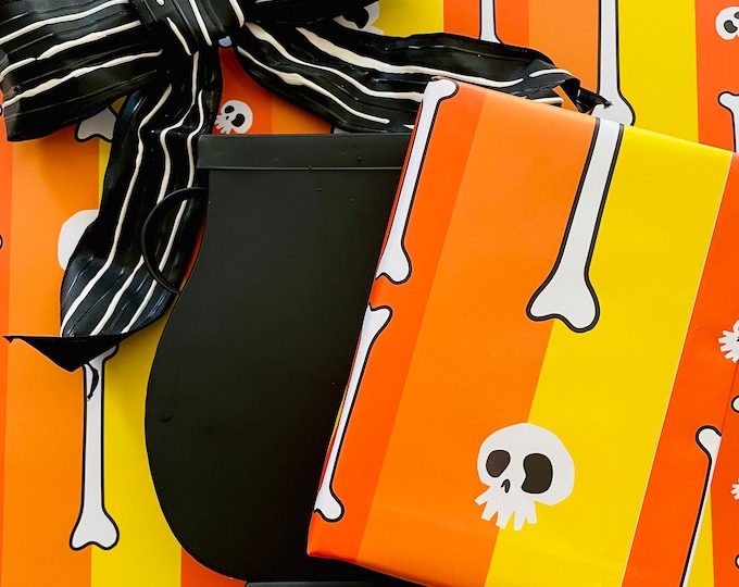 Featured listing image: PRE-SALE Retro Halloween Stripes & Bones
