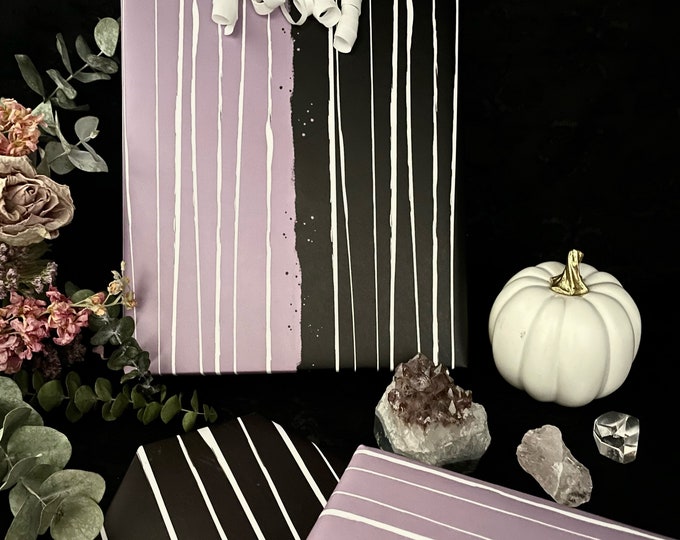 Featured listing image: Limited Edition Spring Equinox Stripes Wrapping Paper