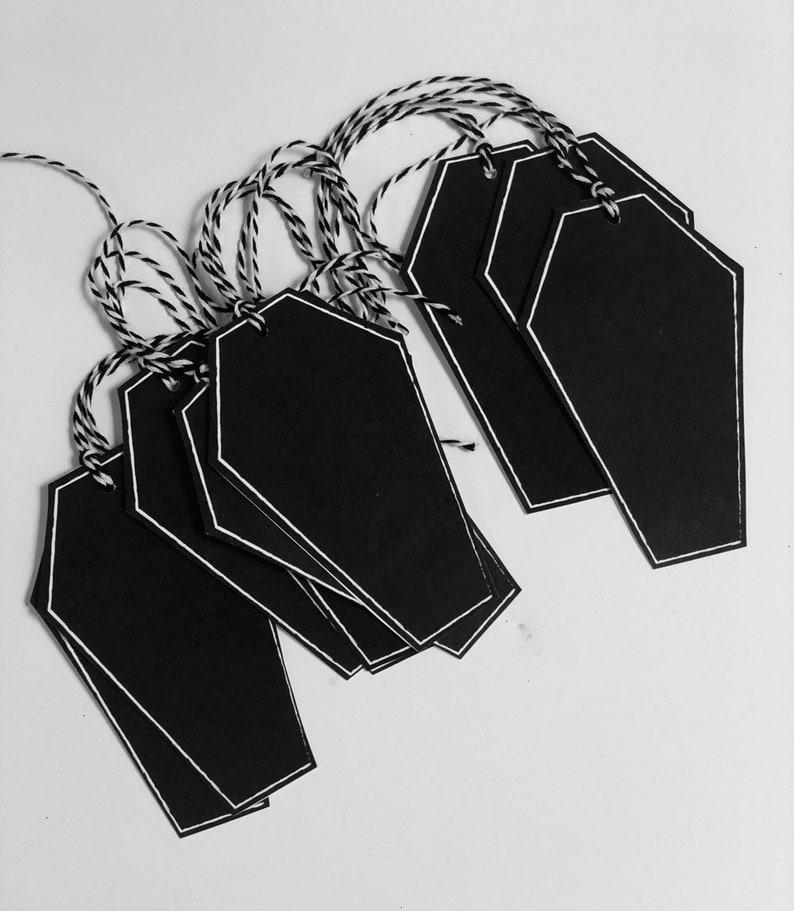 Coffin Gift Tags image 2