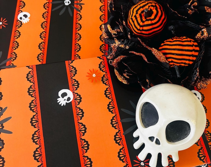 Haunted Mansion Halloween Tightrope Walker Wrapping Paper
