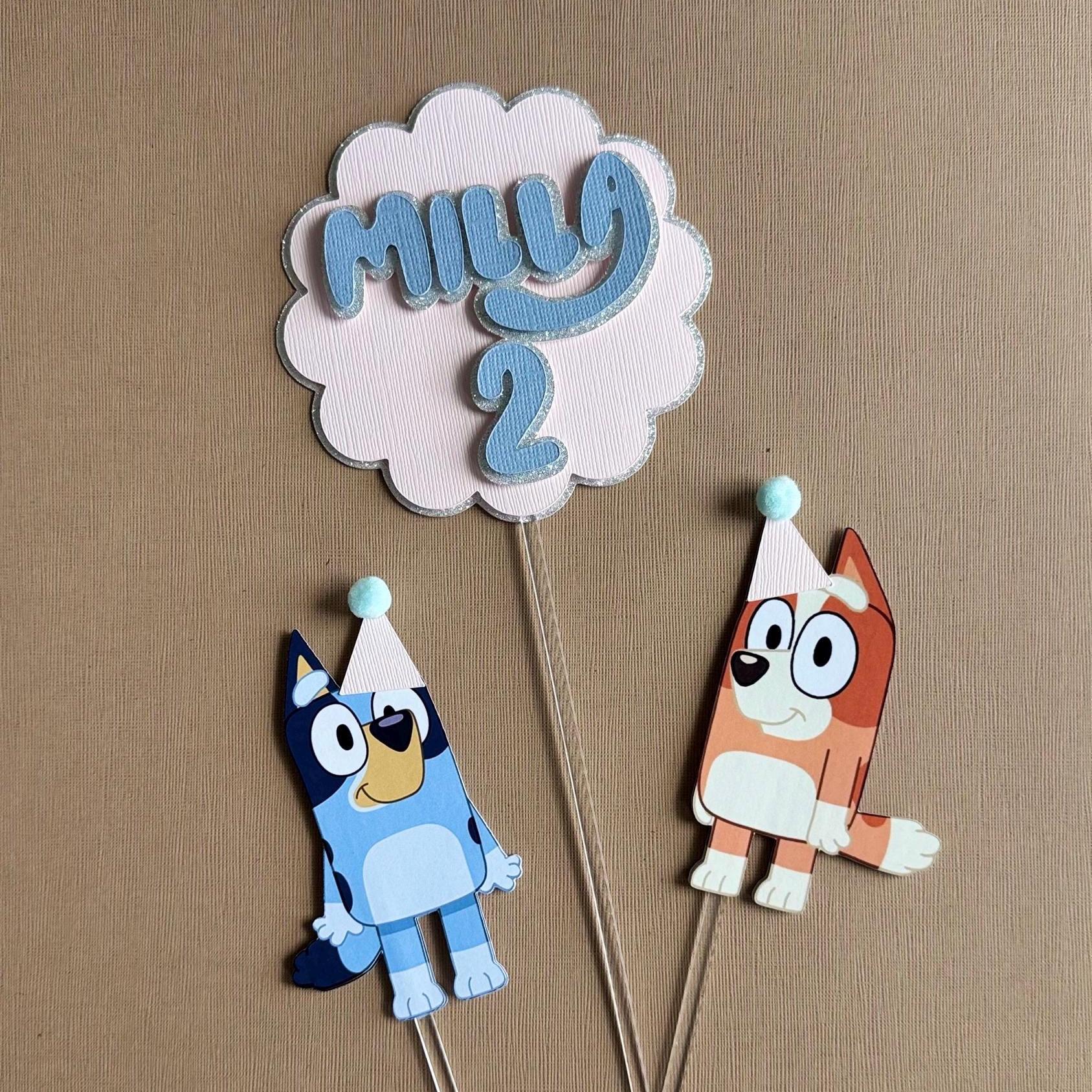 Bluey Party Cake Topper