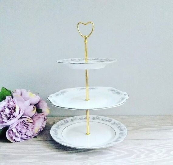 Vintage Retro Cake Stands Harlequin sets