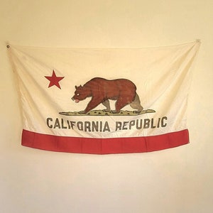 Surf Tapestry 3x5 Foot Vintage California Republic 1846 Flag