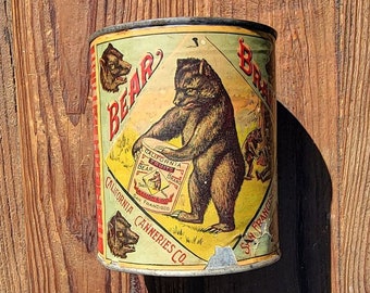 San Francisco Californian Bear Brand Tomato Can Advertising