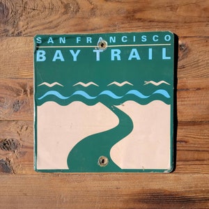 San Francisco California Bay Trail Sign