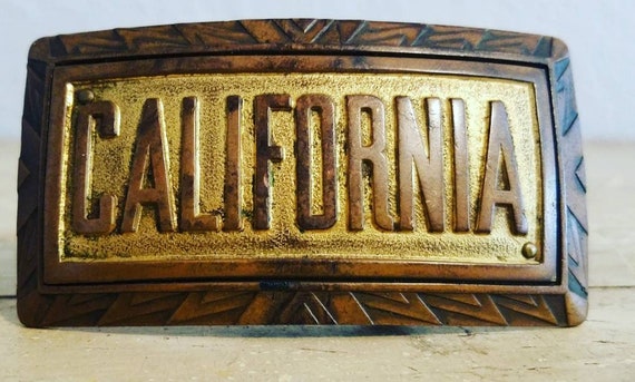 California Antique Belt Buckle