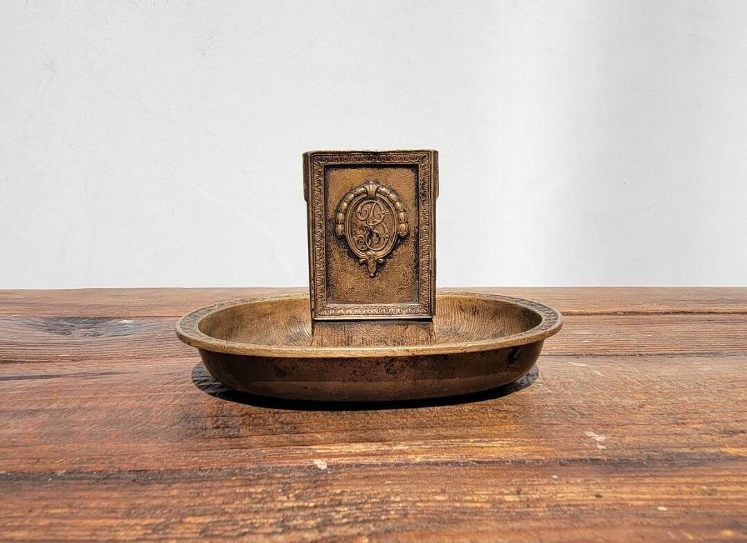 当時もの アンティーク SEAT OF HONOR ASHTRAY ゴールド
