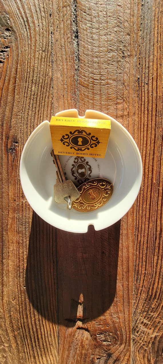 Beverly Rodeo Hotel Key Fob, Chez Voltaire Ashtray