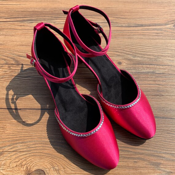 hot pink bridal shoes