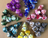 Buy 3 Get 1 FREE-Dice Set for Dungeons and Dragons-dnd dice set-Dice Set DnD-polyhedral dice Set-d d dice- RPG Dice-Set of 7 Dice-7 Color