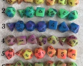 Buy 3 Get 1 FREE-GLOW In The Dark Dice-dungeons and dragons dice-Polyhedral Dice Set-dnd dice-rpg Dice-dnd dice set-dice set-Dice Set DnD