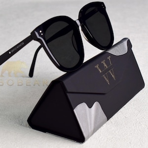 Custom Foldable Glasses Case-Sunglasses Box-Personalised Eyewear Protector-Magnetic Closure-Sunglasses Sleeve-Groomsmen & Bridesmaid Gifts