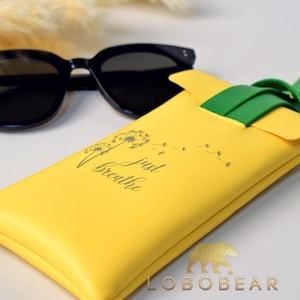 Étui à lunettes de soleil personnalisé-étui à lunettes en cuir souple-étui à lunettes pour femme-étui à lunettes de soleil-étui personnalisé pour lunettes-cadeaux de demoiselle d&#39;honneur