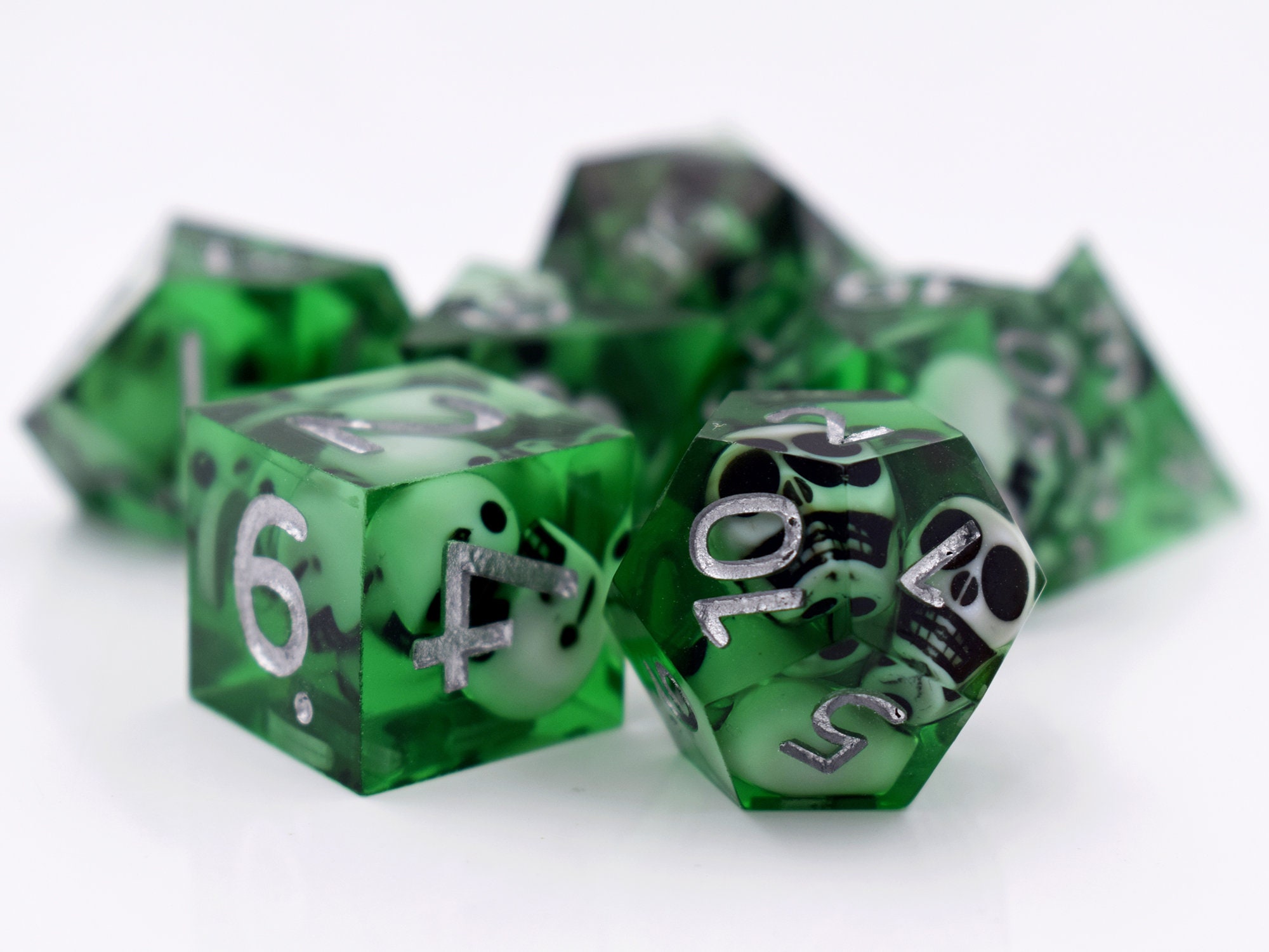 SKULL Dicehand Crafted Sharp Edge Dicednd Dicedungeons and Etsy