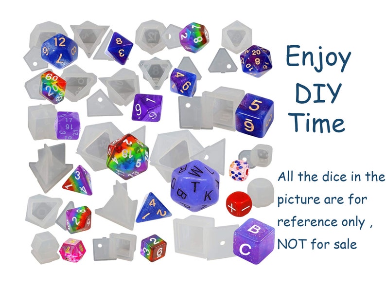 DND Dice MoldDIY Dungeons and Dragons Dicerpg dice Etsy