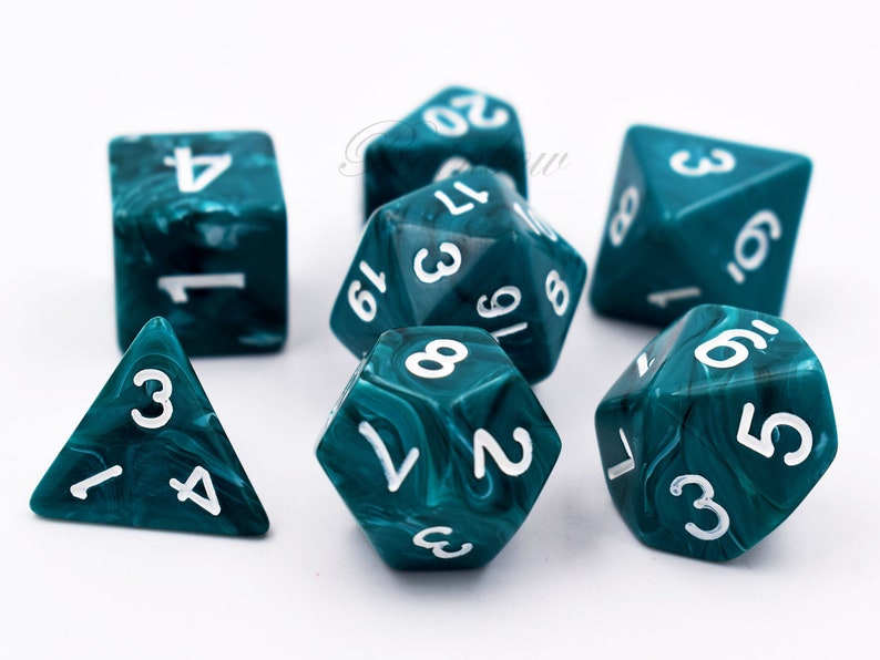 Dice Set for Dnddungeons and Dragons Dicednd Dicerpg Etsy