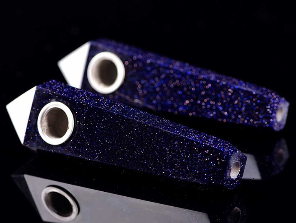 Crystal PipeHealing Crystal Smoking PipesNatural Amethyst Etsy