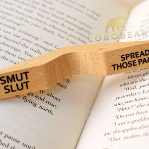 Porte-page-cadeau-cadeau-cadeau-porte-page-pouce personnalisé-personnalisé pour livre de prostituée-cochonne-porte-page de livre-cadeau personnalisé pour les amateurs de lecture Smut Slut