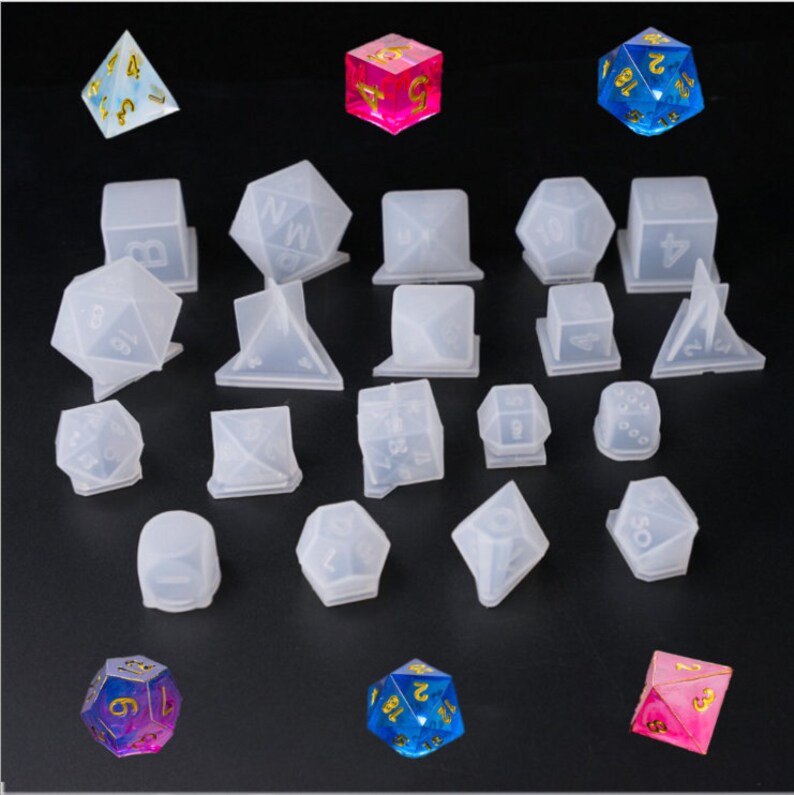 DND Dice MoldDIY Dungeons and Dragons Dicerpg dice Etsy