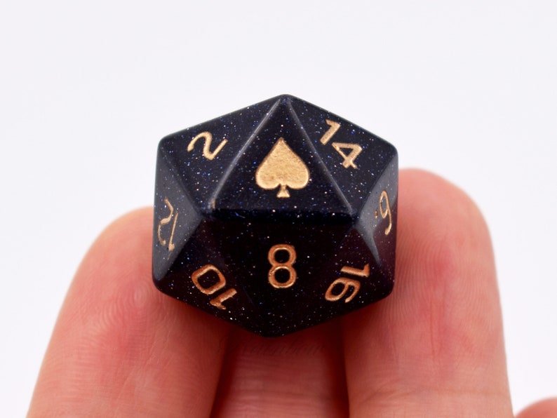 Custom Engraved D20 DicePersonalized D20Add Initials or Etsy