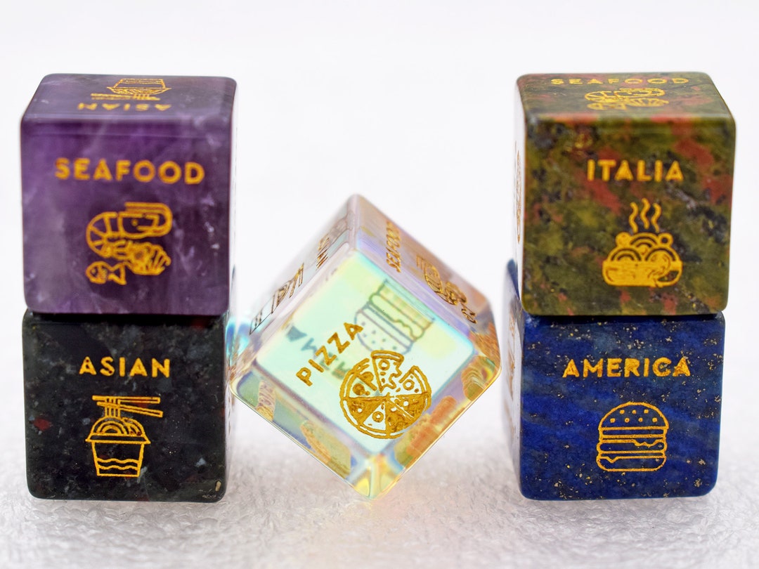 Custom Food Dicewhat to Eat Dicefood Takeout Etsy