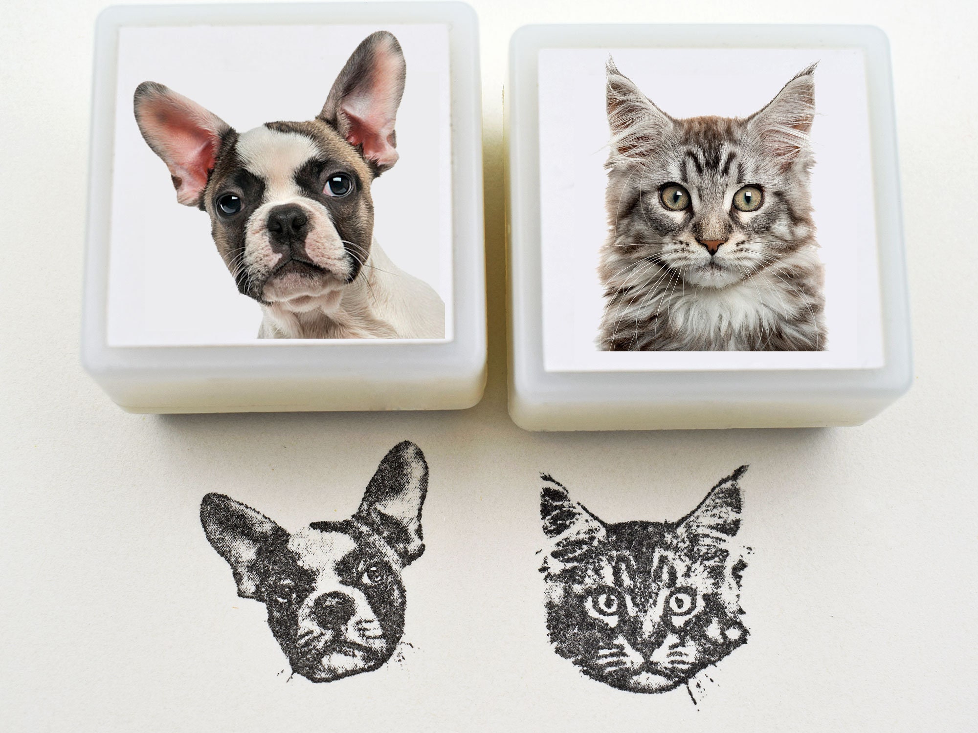 Custom Pet Stamp Self Inking-cat Dog Portrait Pre Inked Stamp-customized  Pet Portrait Stamp-personalized Animal Stamps-gifts for Pet Lover 