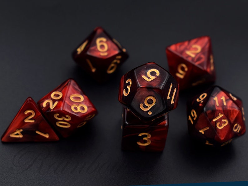 Dicedungeons and Dragons Dicednd Dicestunning Dice Setd&d Etsy