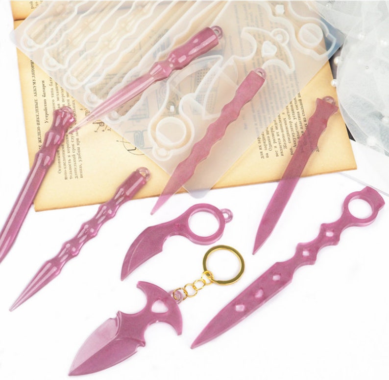 Magic Weapon Resin MoldUnpacking Knife MoldSword Blade Etsy