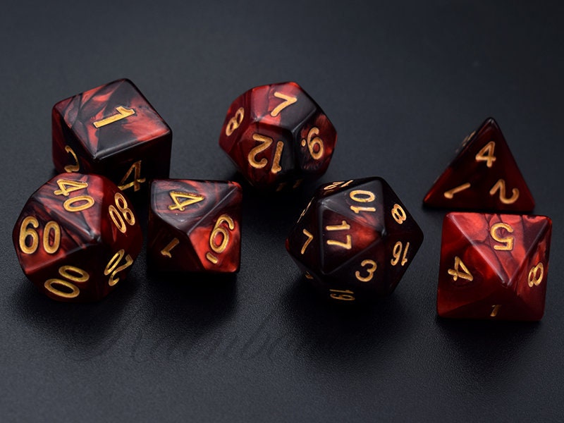 Dicedungeons and Dragons Dicednd Dicestunning Dice Setd&d Etsy