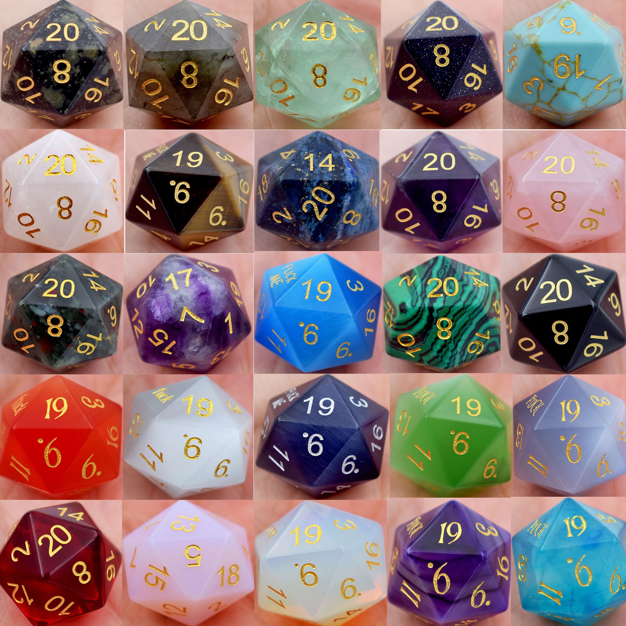 Custom dnd diceAdd Initials or SymbolPersonalized D20 Etsy