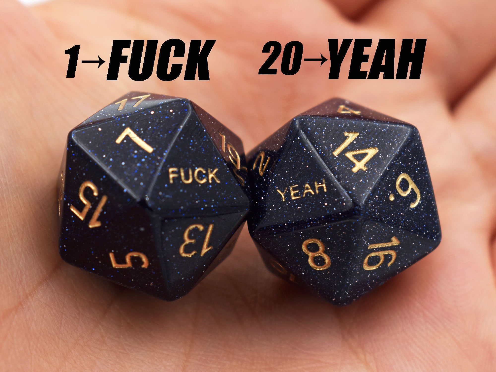 D20-Add Initials or Symbol-Custom D20 Dice-Personalized D20 | Etsy