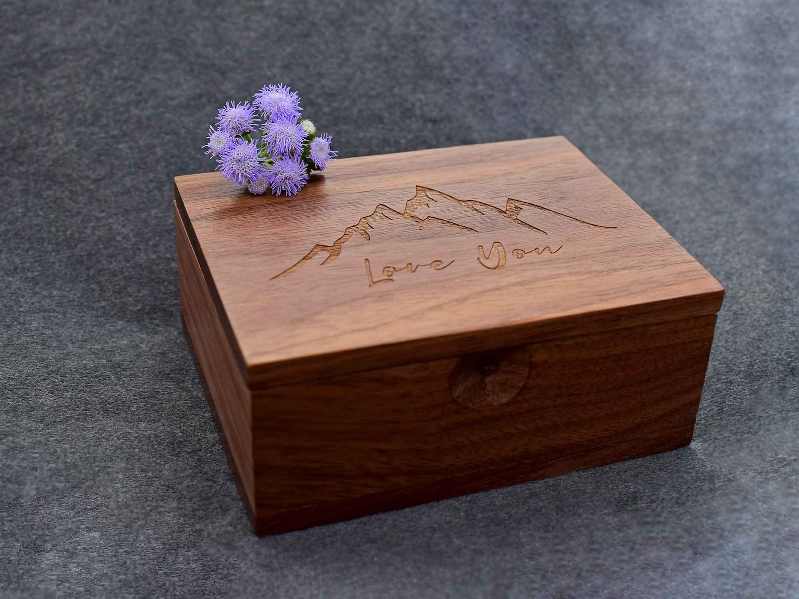 Memory Collection Boxes Walnut Pull Out Photo Album-custom Photo Box-trinket Wooden Box-memory ...