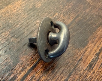 antique vintage arts crafts mission privacy door thumb latch