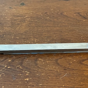 Antique vintage 6&quot; nickel plated brass hidden latch lock part
