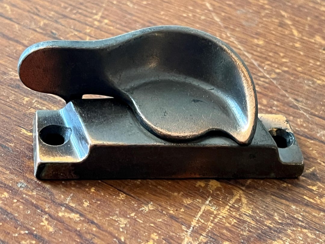 Antique Vintage Copper Flash Japanned Latch Lock Part - Etsy