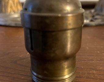 Antique vintage p&s fat boy keyless lamp socket light part